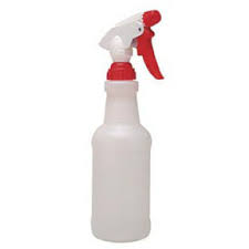 pressure sprayer is a good way to clean brewing equipment and use little water