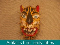 Artifacts from tribes in Acapulco
