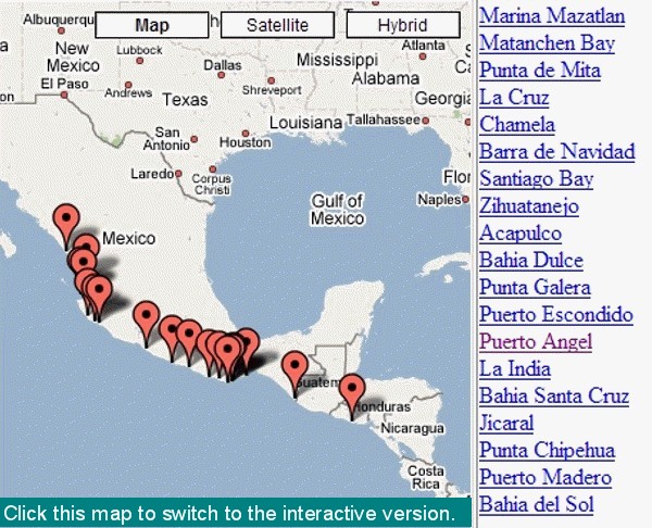 Sailing the Southern Coast of Mexico and Central America