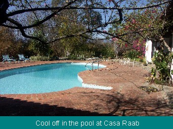 Casa Raab has a great pool