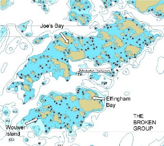 Broken Group Islands Chart